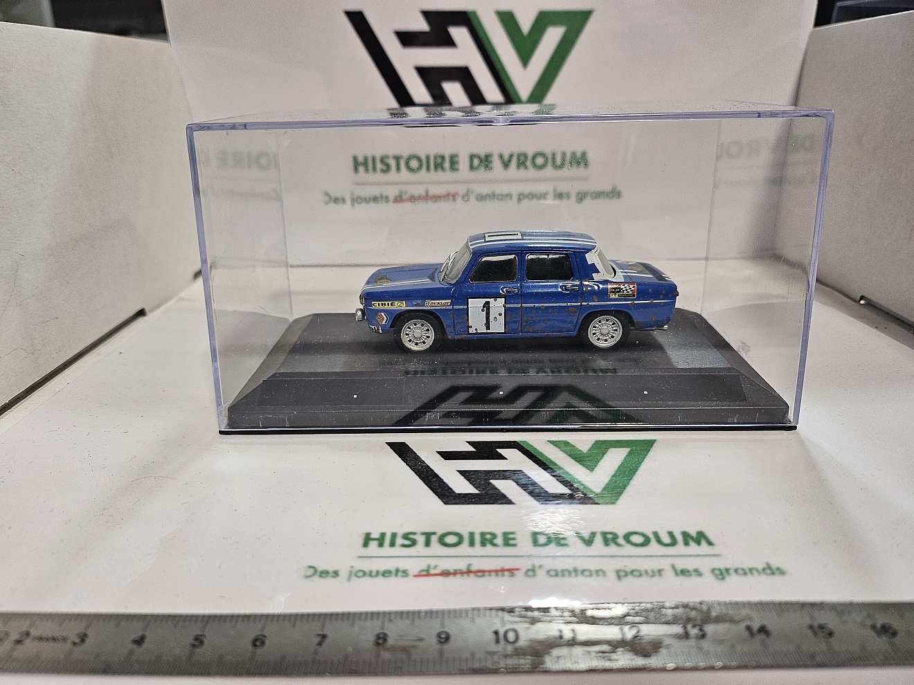 Miniature Renault 8 Gordini - Rallye du Maroc 1969 - Eligor 1/43