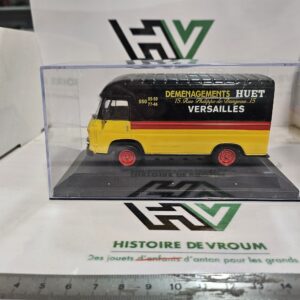 Miniature Renault Saviem SG2 1/43 - Déménagements HUET Versailles - IXO/Altaya avec vitrine