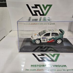 Miniature Skoda Fabia WRC 1/43 - Tour de Corse 2003 - D. Auriol / IXO Altaya ( manque rétroviseur )