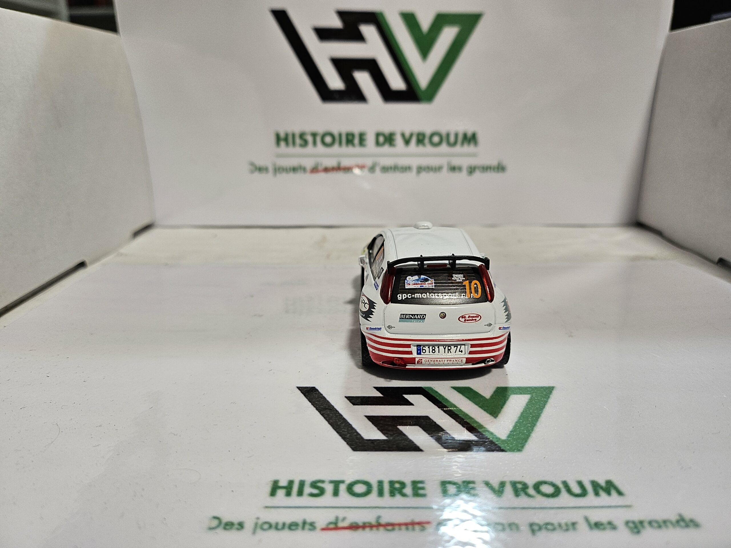 Miniature Fiat Grande Punto S2000 1/43 - Rallye du Var 2007 - T. Barral / Altaya IXO – Image 7