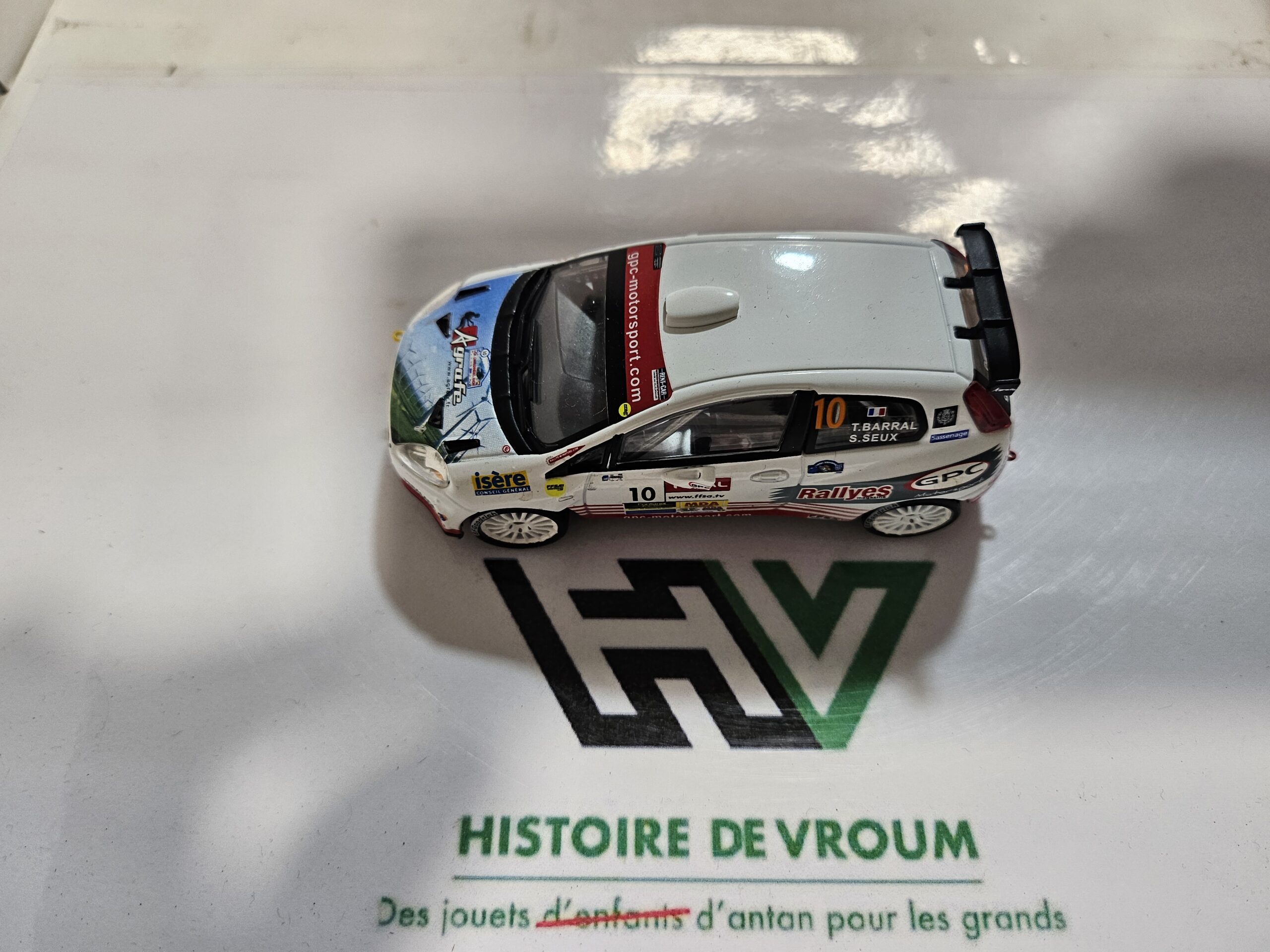 Miniature Fiat Grande Punto S2000 1/43 - Rallye du Var 2007 - T. Barral / Altaya IXO – Image 8