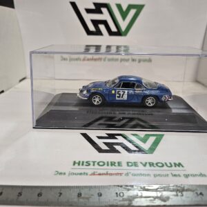 Miniature Alpine Renault A110 1600S - Tour de Corse - 1/43 - Boîte Vitrine