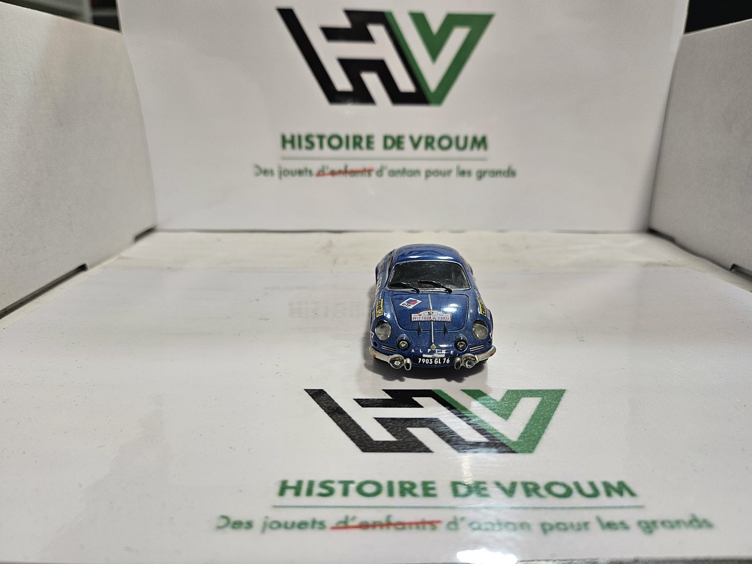 Miniature Alpine Renault A110 1600S - Tour de Corse - 1/43 - Boîte Vitrine – Image 5