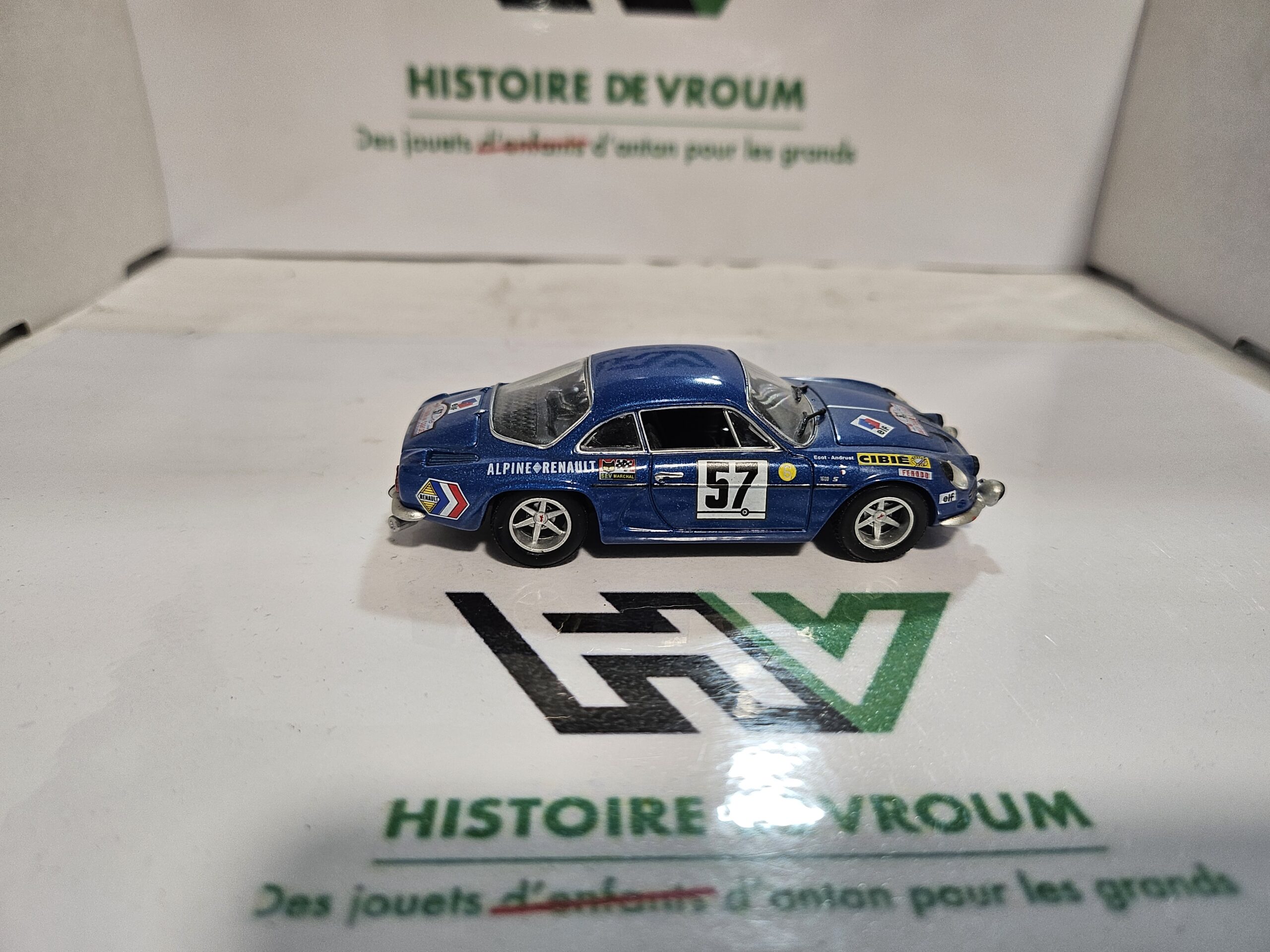Miniature Alpine Renault A110 1600S - Tour de Corse - 1/43 - Boîte Vitrine – Image 6