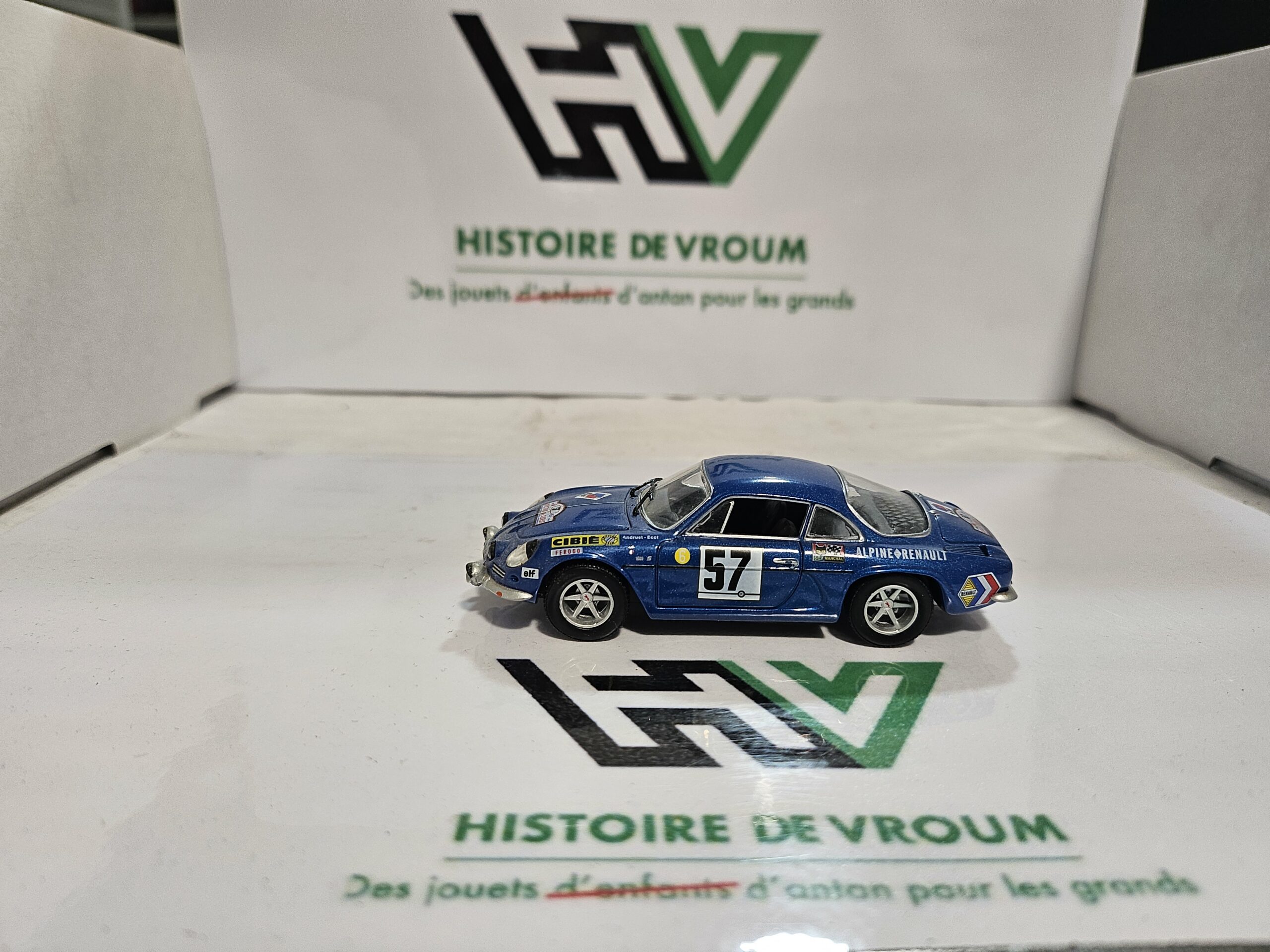 Miniature Alpine Renault A110 1600S - Tour de Corse - 1/43 - Boîte Vitrine – Image 8