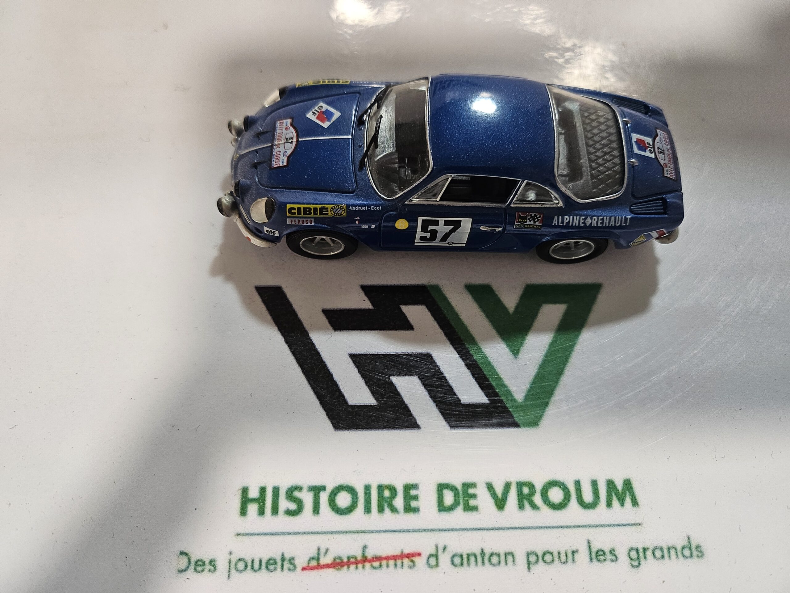 Miniature Alpine Renault A110 1600S - Tour de Corse - 1/43 - Boîte Vitrine – Image 9