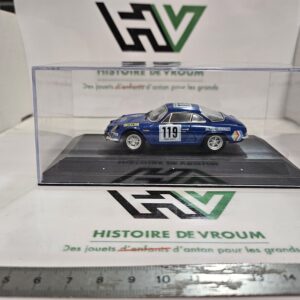 Miniature Alpine Renault A110 N°119 - Critérium des Cévennes - 1/43 - Boîte Vitrine