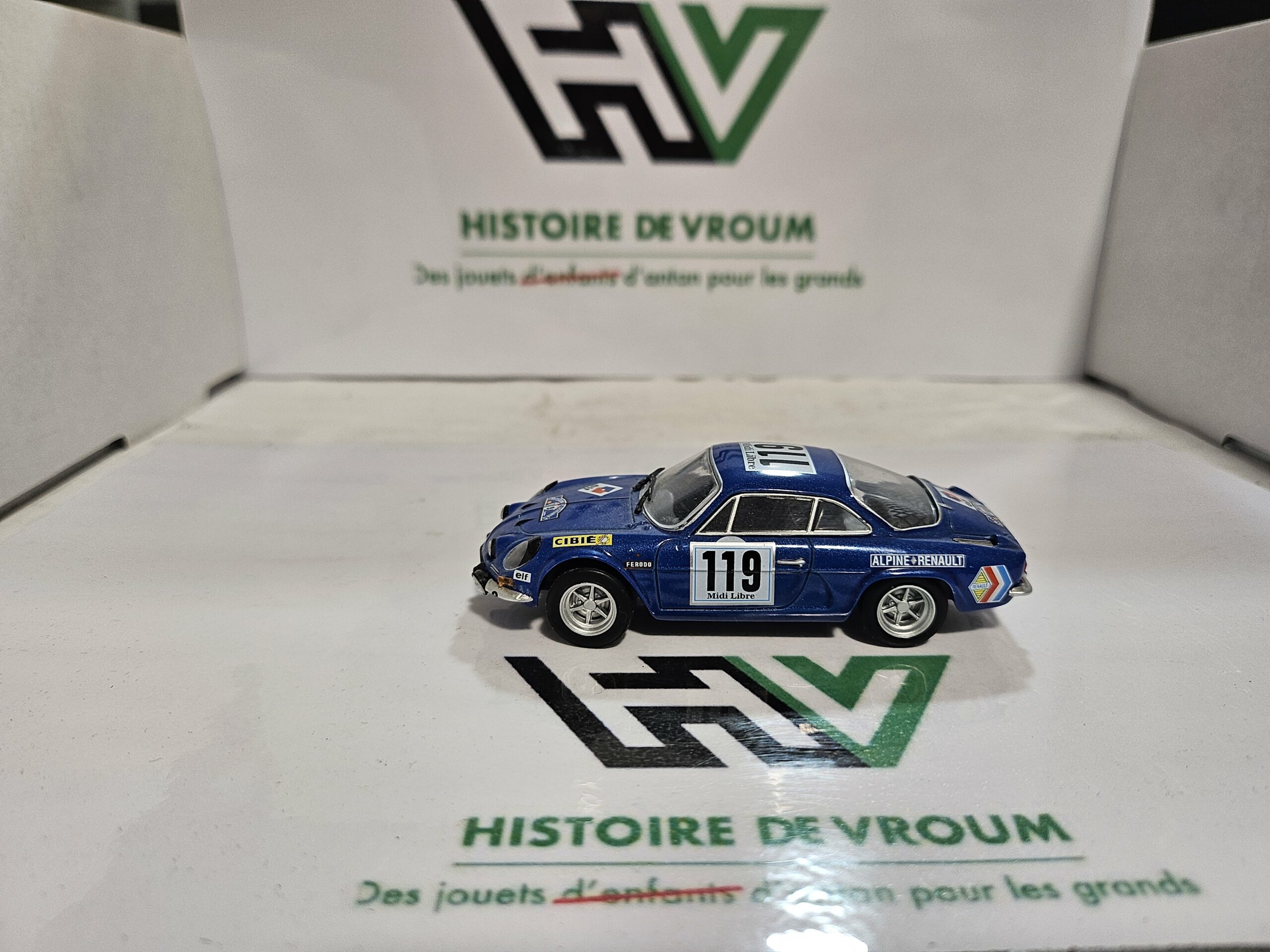 Miniature Alpine Renault A110 N°119 - Critérium des Cévennes - 1/43 - Boîte Vitrine – Image 8
