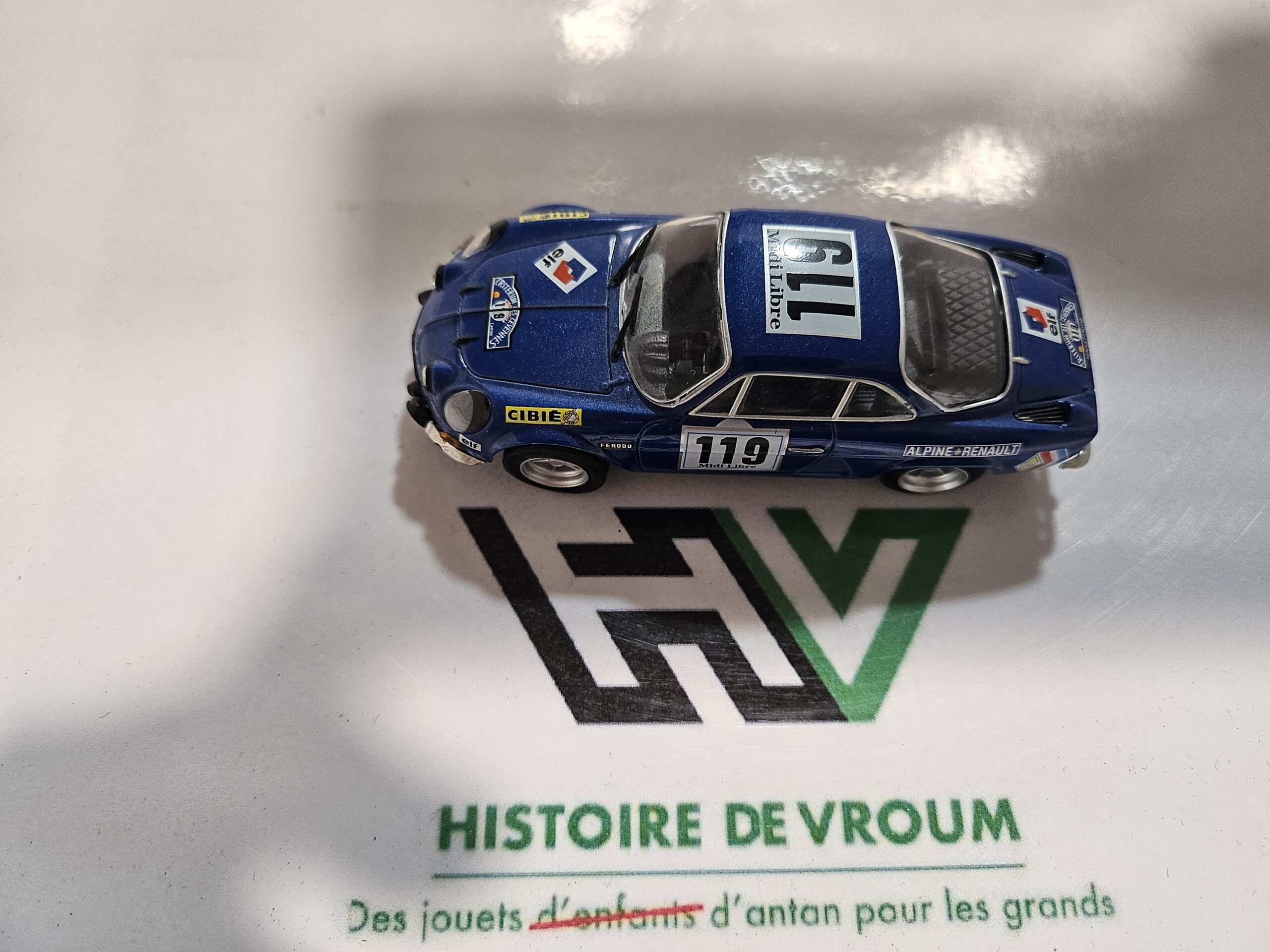 Miniature Alpine Renault A110 N°119 - Critérium des Cévennes - 1/43 - Boîte Vitrine – Image 9