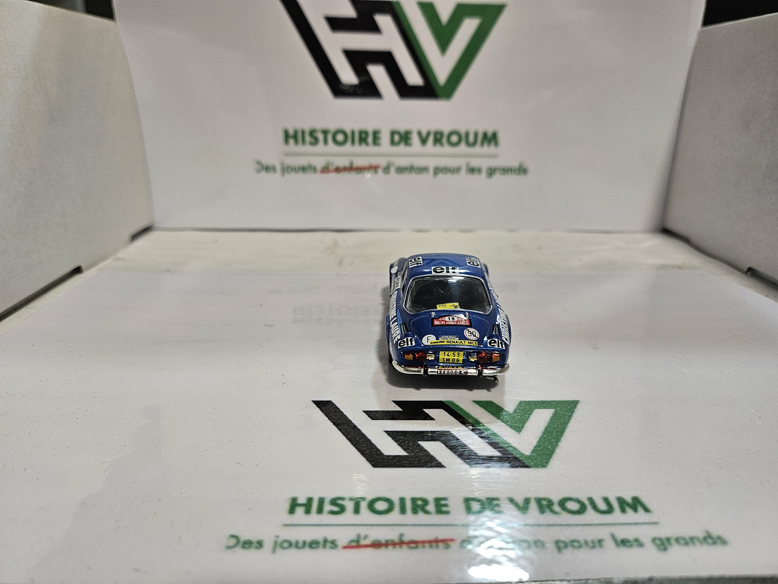 Miniature Alpine Renault A110 N°9 - Vainqueur Rallye Monte-Carlo 1971 - 1/43 - Boîte Vitrine – Image 7