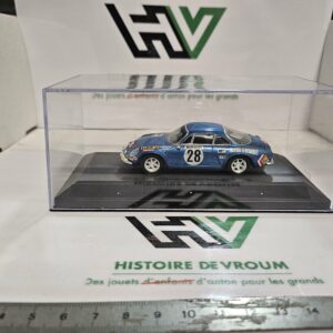 Miniature Alpine Renault A110 Ailes Bulles - Vainqueur Sanremo 1973 - 1/43 - Boîte Vitrine