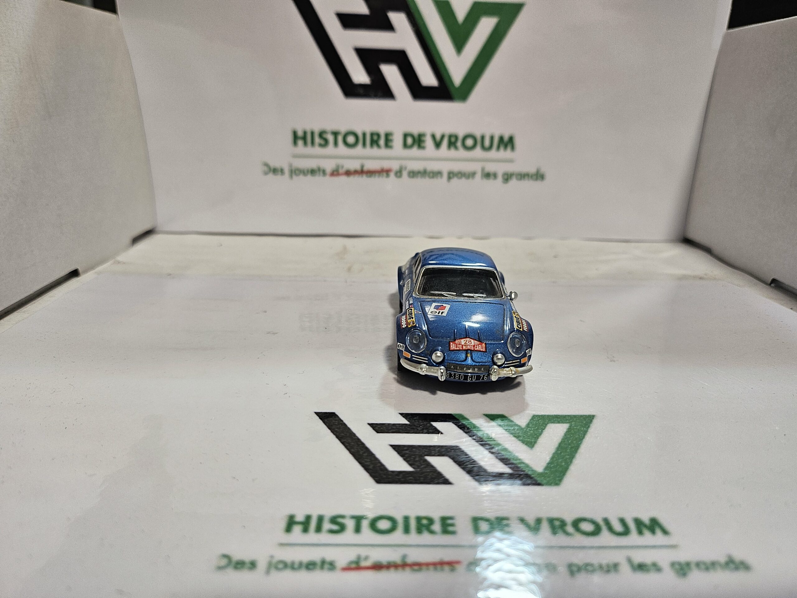 Miniature Alpine Renault A110 Ailes Bulles - Vainqueur Sanremo 1973 - 1/43 - Boîte Vitrine – Image 5