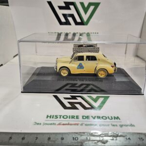 Miniature Renault 4CV Raid Méditerranée - Le Cap 1950 - Eligor 1/43