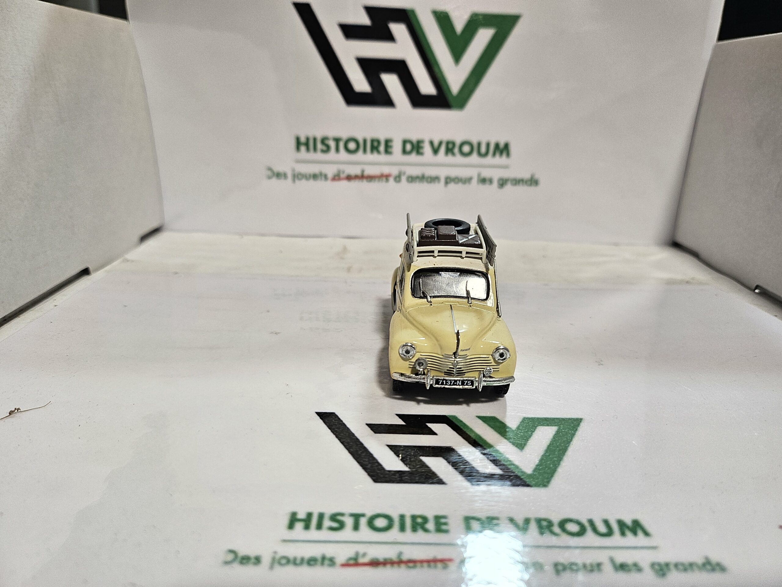 Miniature Renault 4CV Raid Méditerranée - Le Cap 1950 - Eligor 1/43 – Image 5