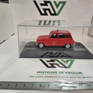 Miniature Renault 4 R4 Berline Pompiers (Liaison / Officier) - 1/43