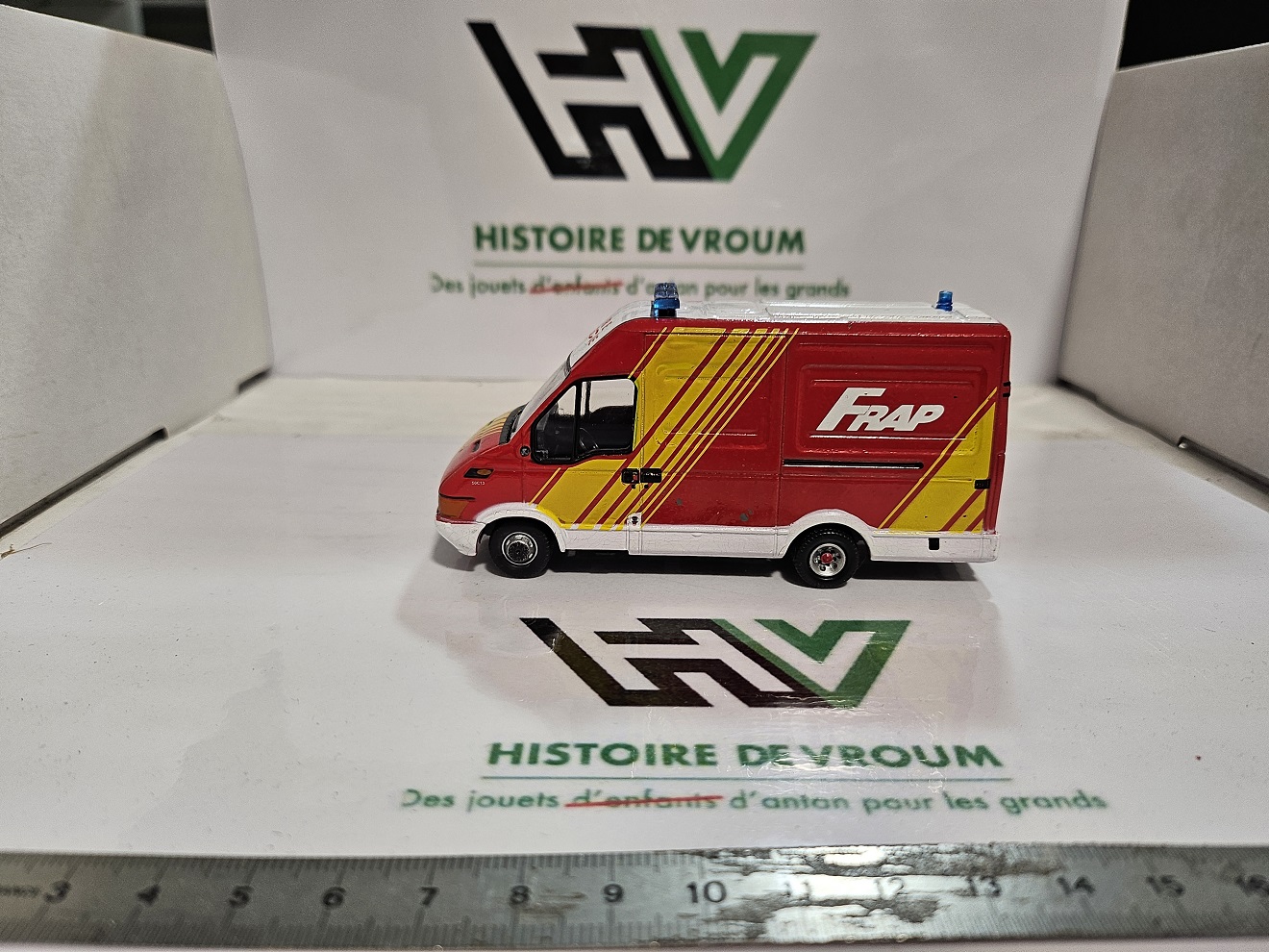 Miniature Iveco Magirus FRAP Pompier "Fire Rescue" - Del Prado 1/57 (2005)