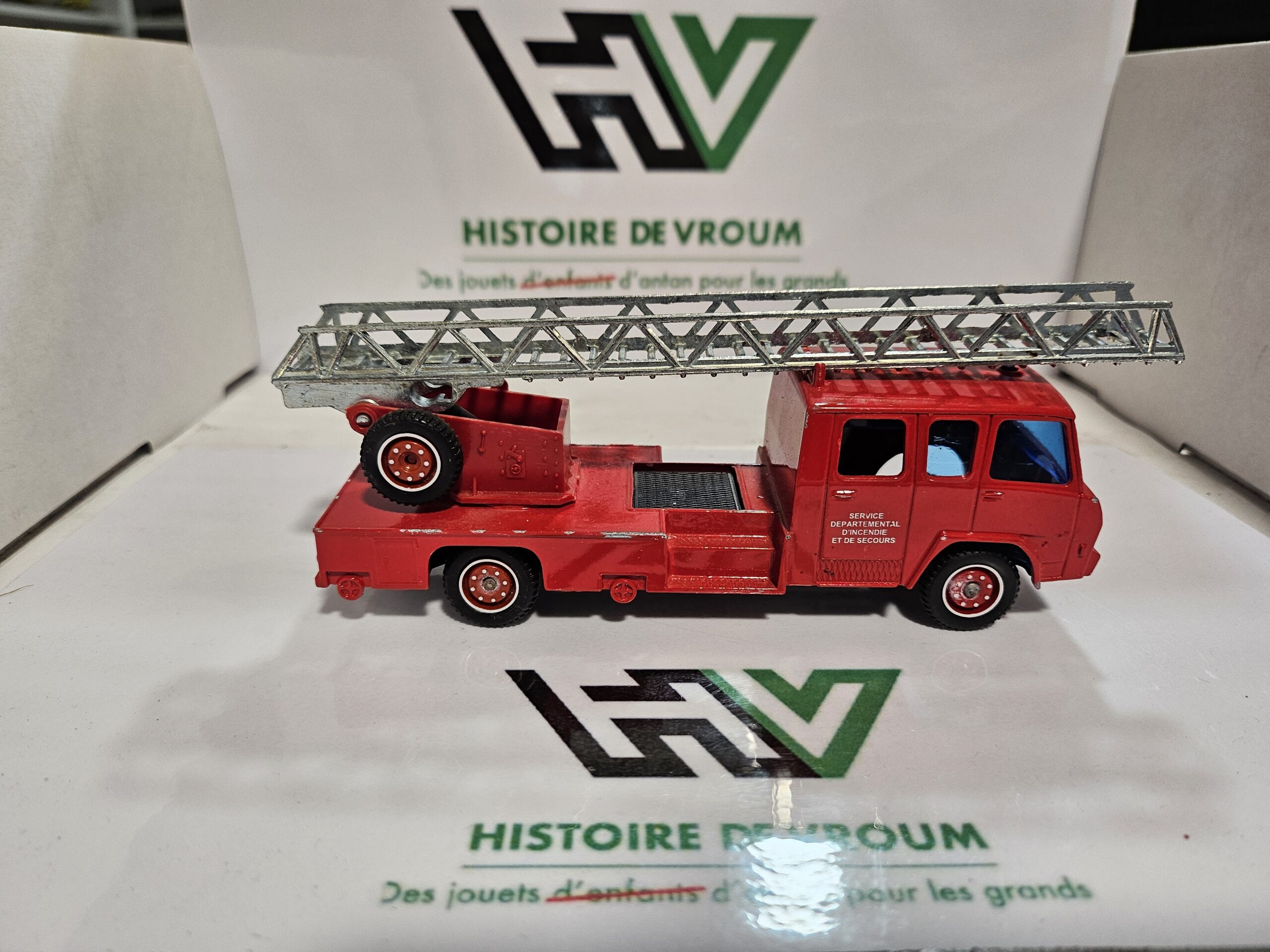 Camion Pompier Berliet 770 KE Camiva "Grande Échelle" - Solido / Inter-Cars (n°30) – Image 6