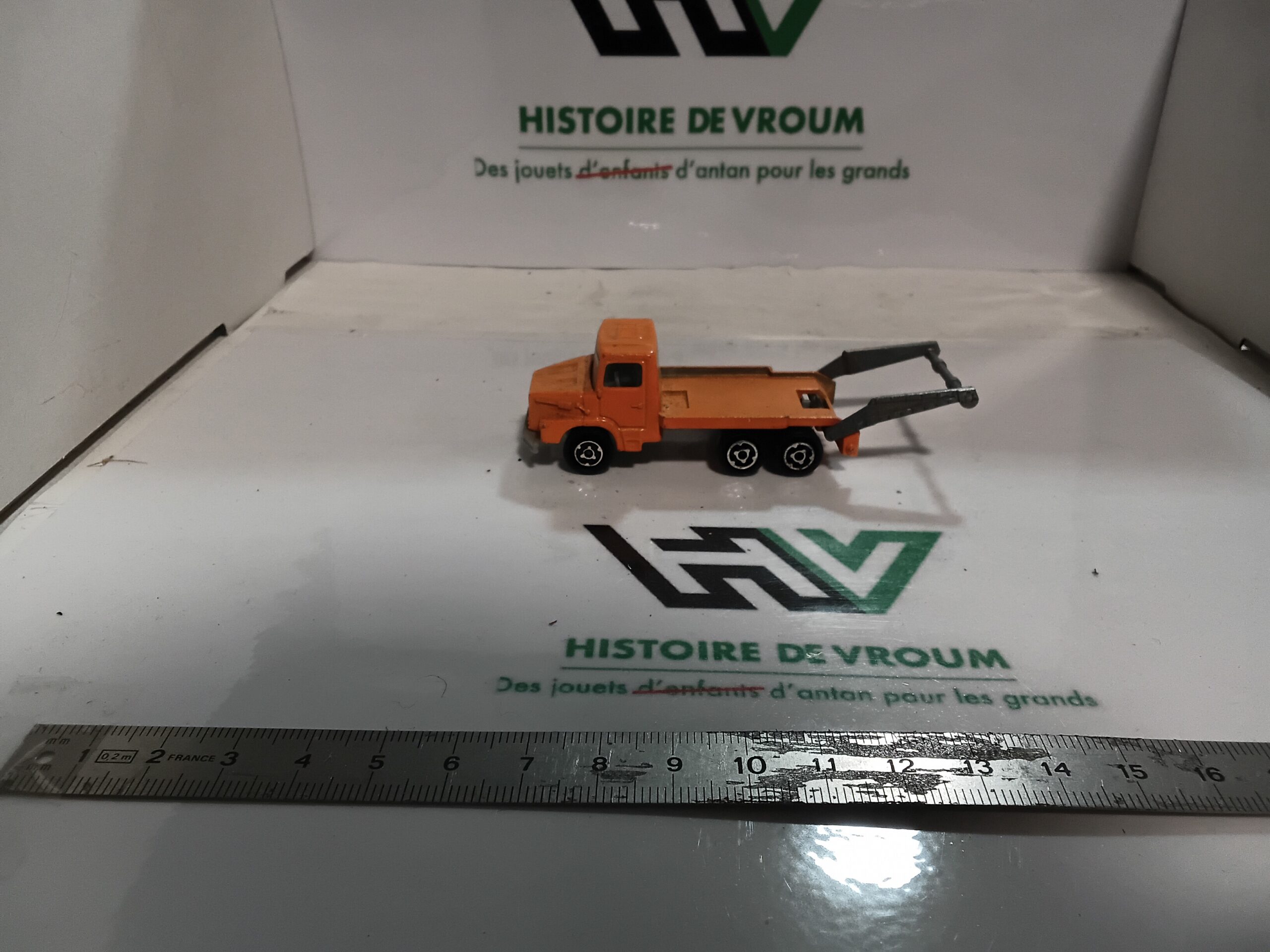 Camion Multibenne Majorette n°222 1/100 Orange