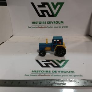 Tracteur Agricole Majorette N°208 (1/65) - Bleu & Jaune - Vintage France