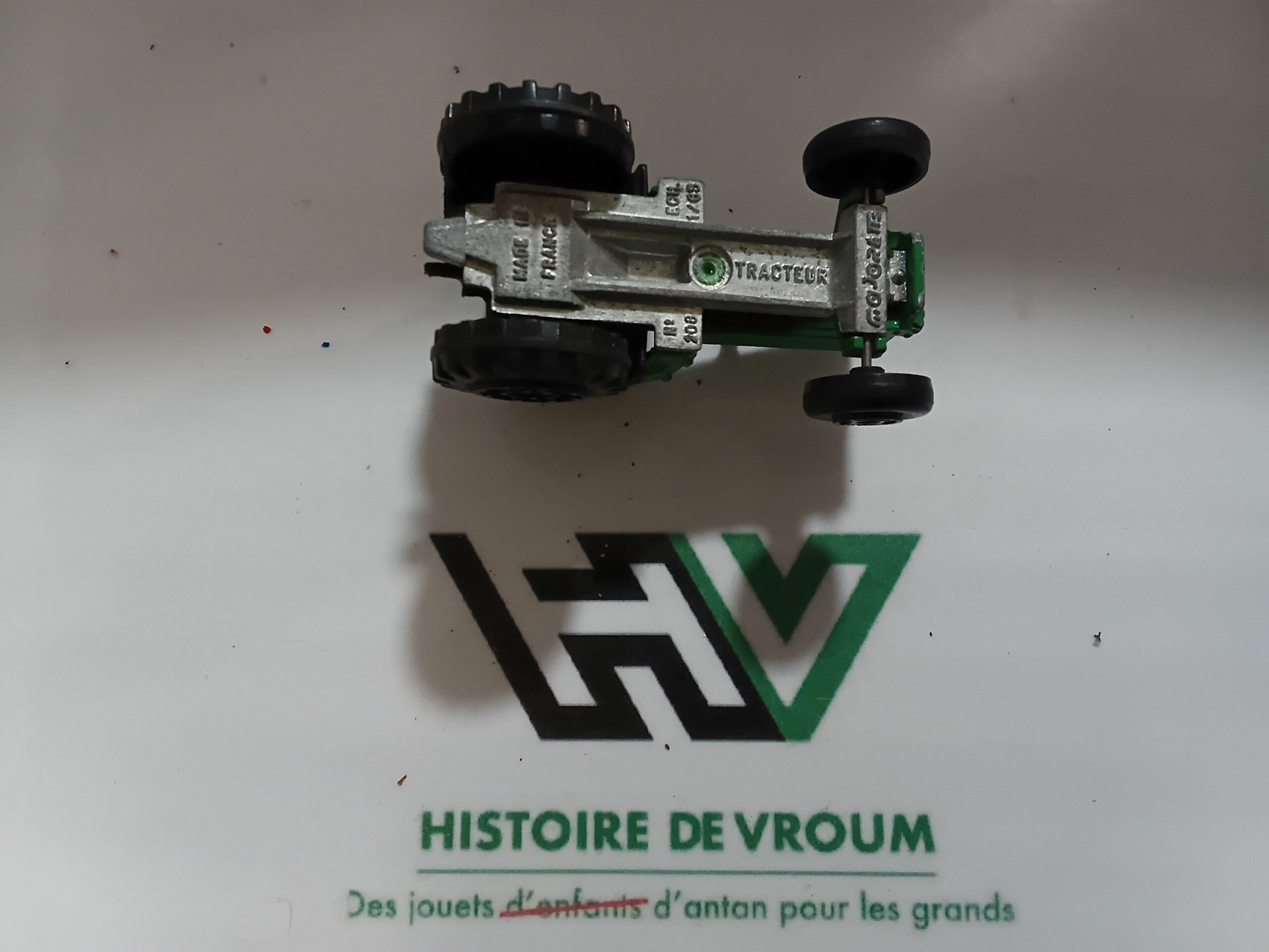 Tracteur Agricole Vintage Majorette N° 208 - 1/65 - Made in France - Complet ! – Image 9