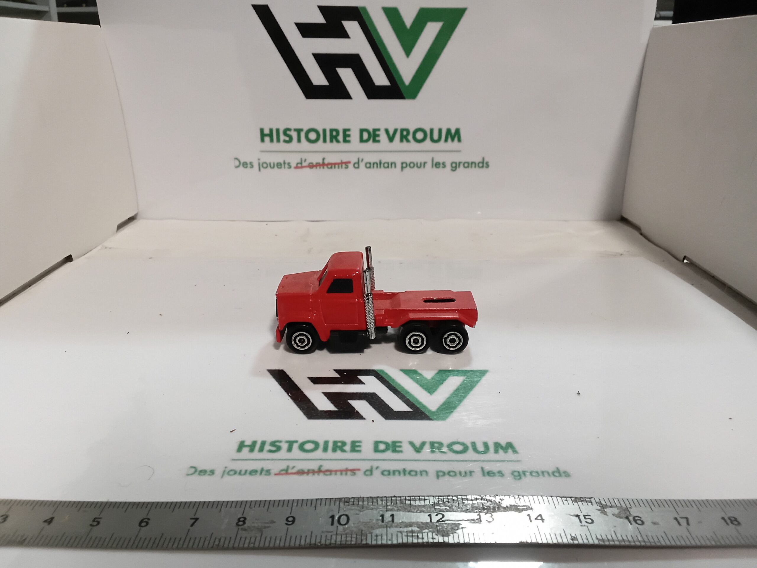 Tracteur Camion US Rouge Majorette Réf 300 (1/100) - Vintage Années 80 - Très Bel État