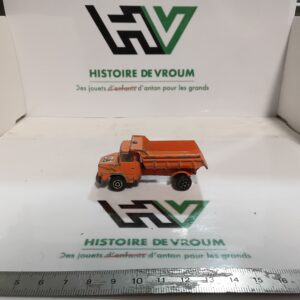 Camion Benne Scania Torpédo Orange Majorette 1/100 - Vintage Années 80 - Made in France