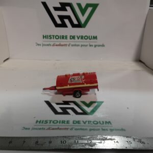 Remorque Citerne Pompier "Rescue Team 18" Majorette 217 - Vintage 80s - Complète
