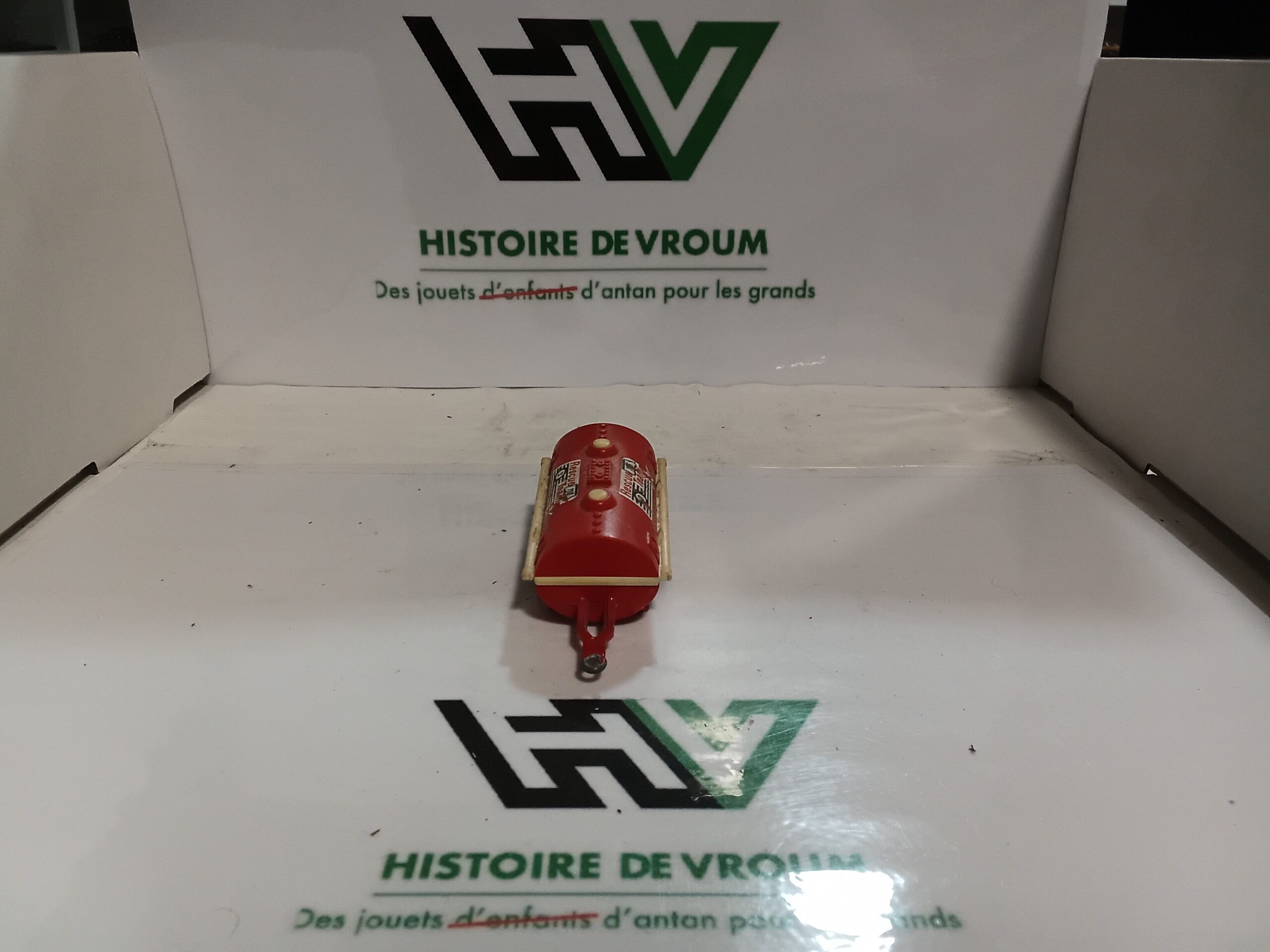 Remorque Citerne Pompier "Rescue Team 18" Majorette 217 - Vintage 80s - Complète – Image 5