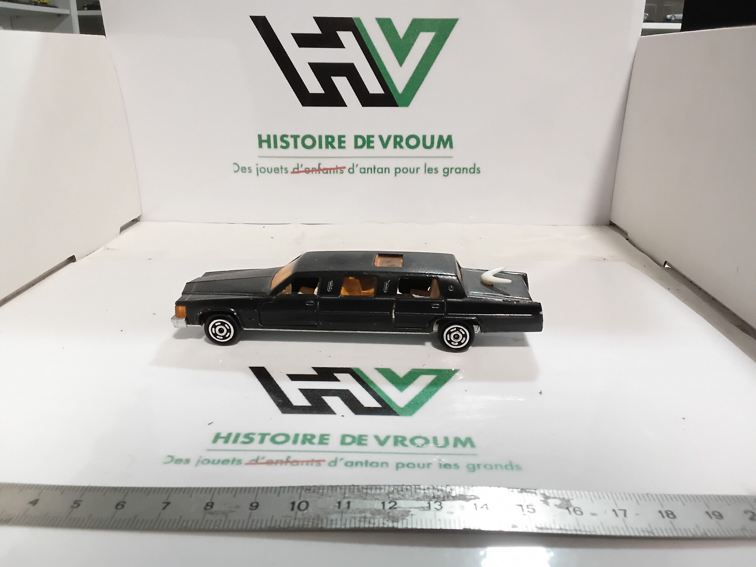 Limousine 1/58 Majorette N°339 Vintage 80s France (Avec Antenne Boomerang !)