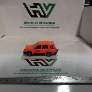 Toyota 1/55 Tercel 4WD Majorette 273 - Orange Fluo Vintage 80s - Made in France