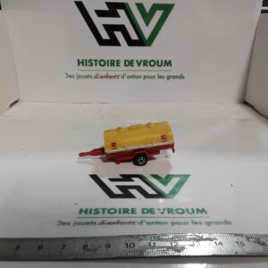 Ancienne Remorque Citerne Majorette Réf 21760 Vintage - Rouge et Jaune - France