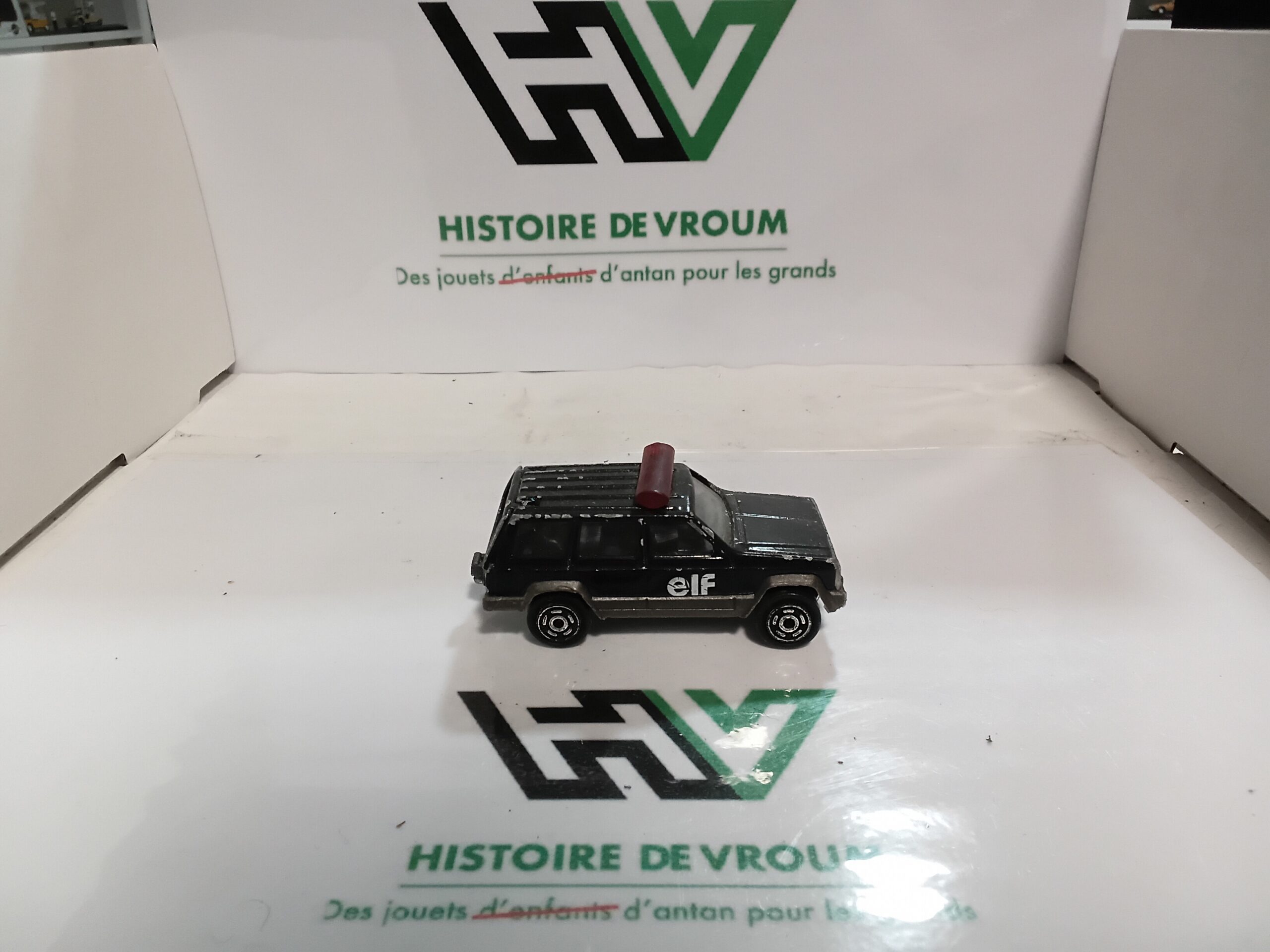 Jeep Cherokee 1/60 Elf Majorette N°224 Vintage 80s - Assistance Course - France – Image 8