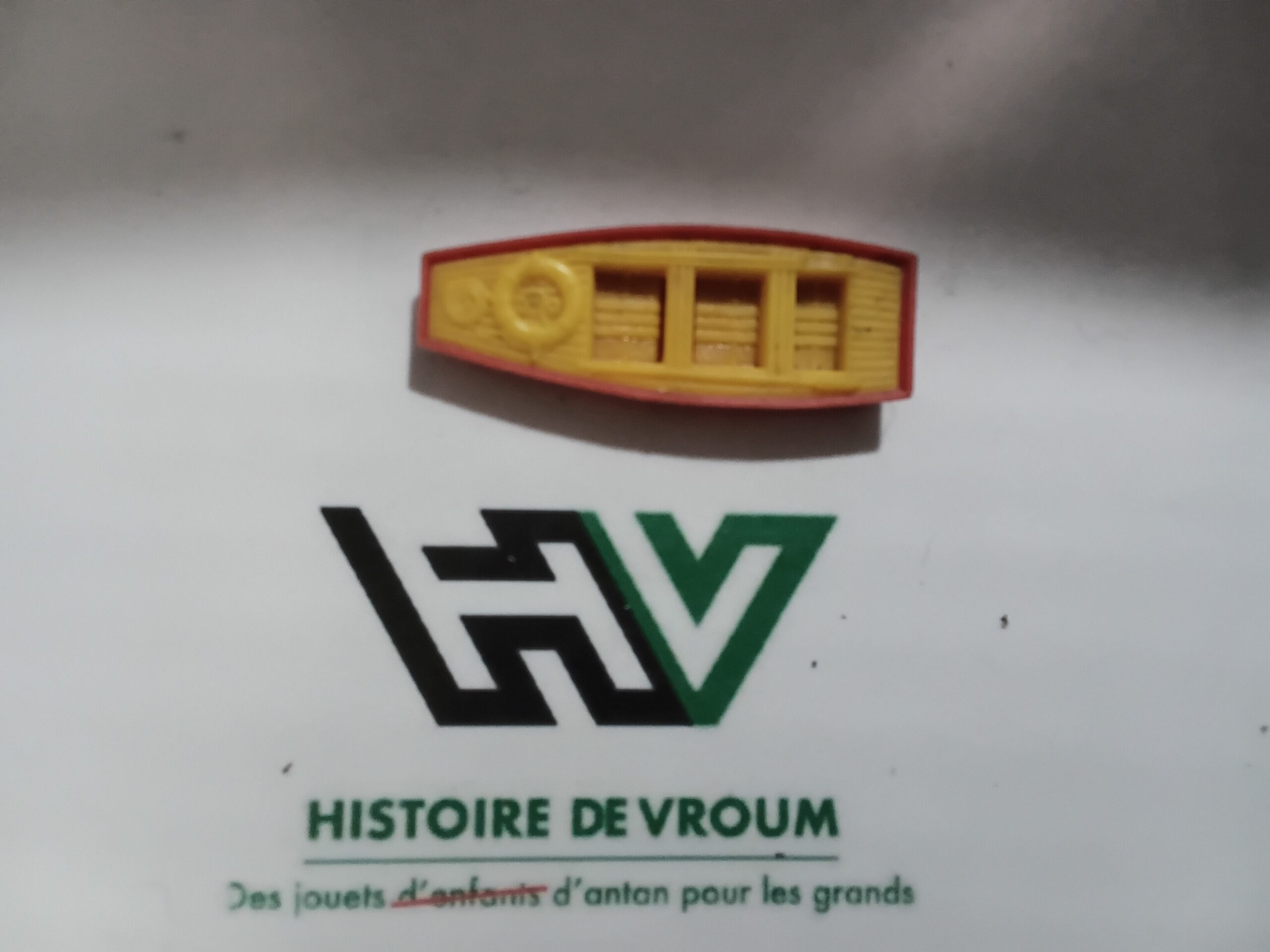 Accessoire Barque / Canot de Sauvetage Majorette Vintage 70s-80s - Rouge & Jaune – Image 8