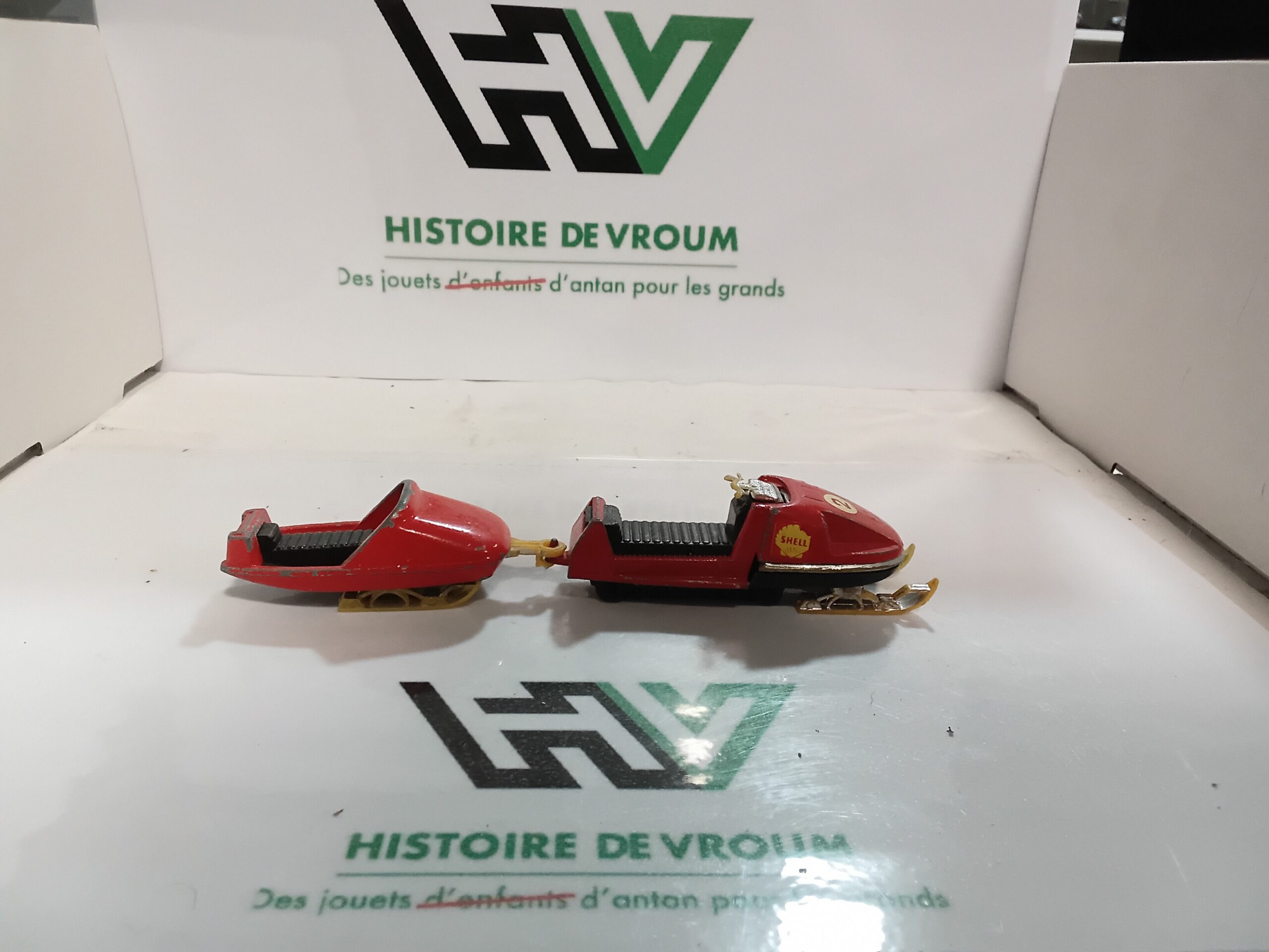 Duo Moto Neige & Traîneau Majorette Vintage 80s - 100% Complet - France – Image 6