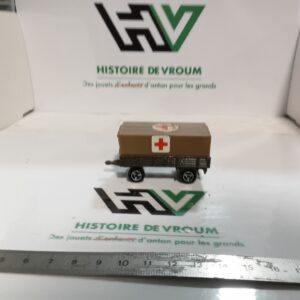 Ancienne Remorque Militaire Ambulance Majorette 210 Vintage 80s - 100% Complète - France