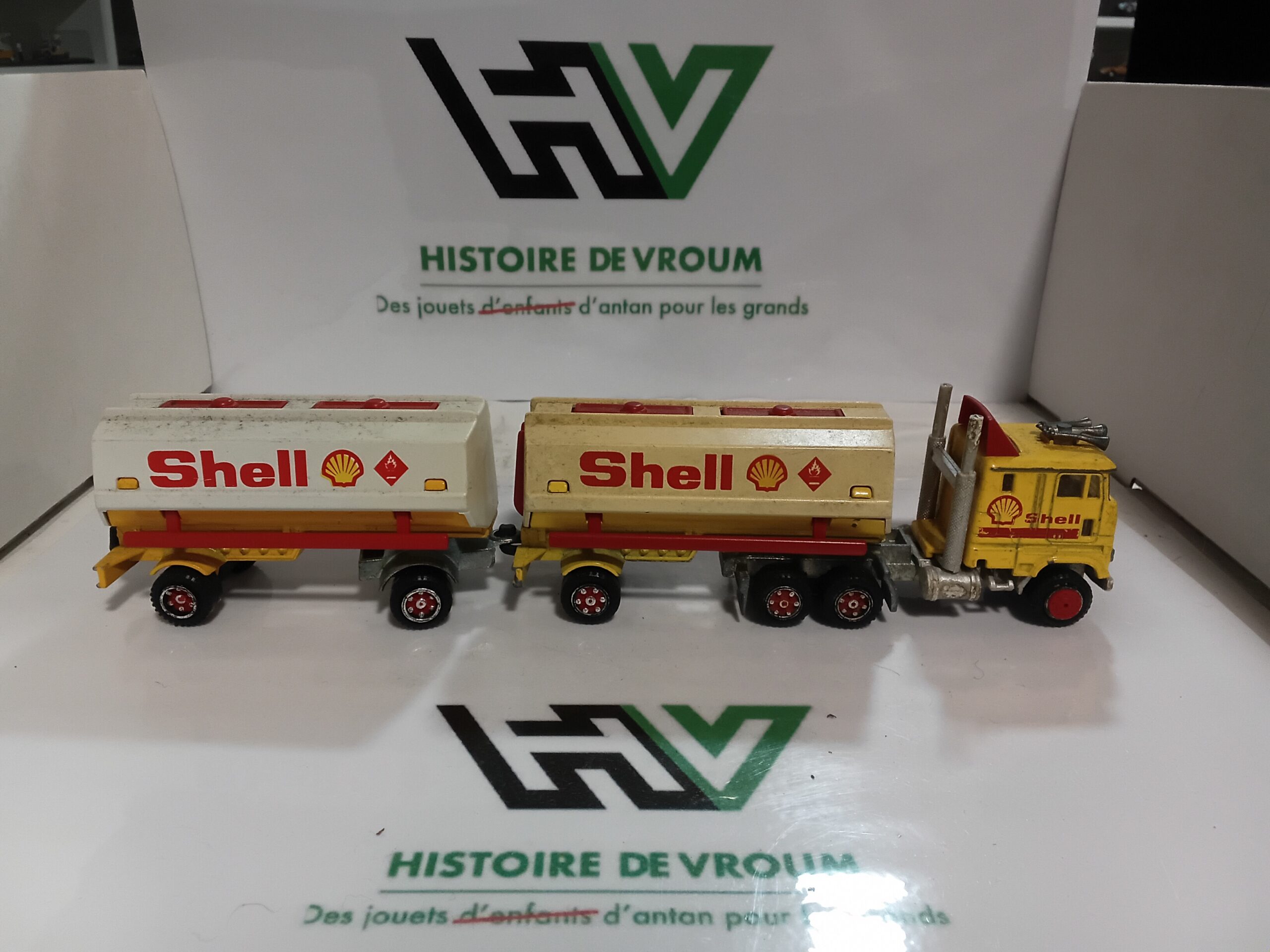 Grand Ensemble Routier Citerne Mack Shell Majorette 300 Vintage 80s - 100% Complet ! – Image 7