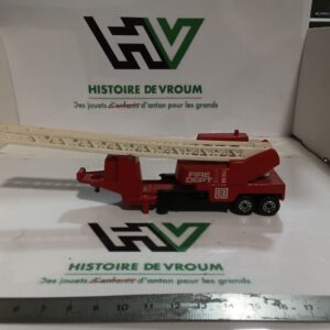 Remorque Échelle Pompier Matchbox Convoy 1984 - Made in England - Rare !