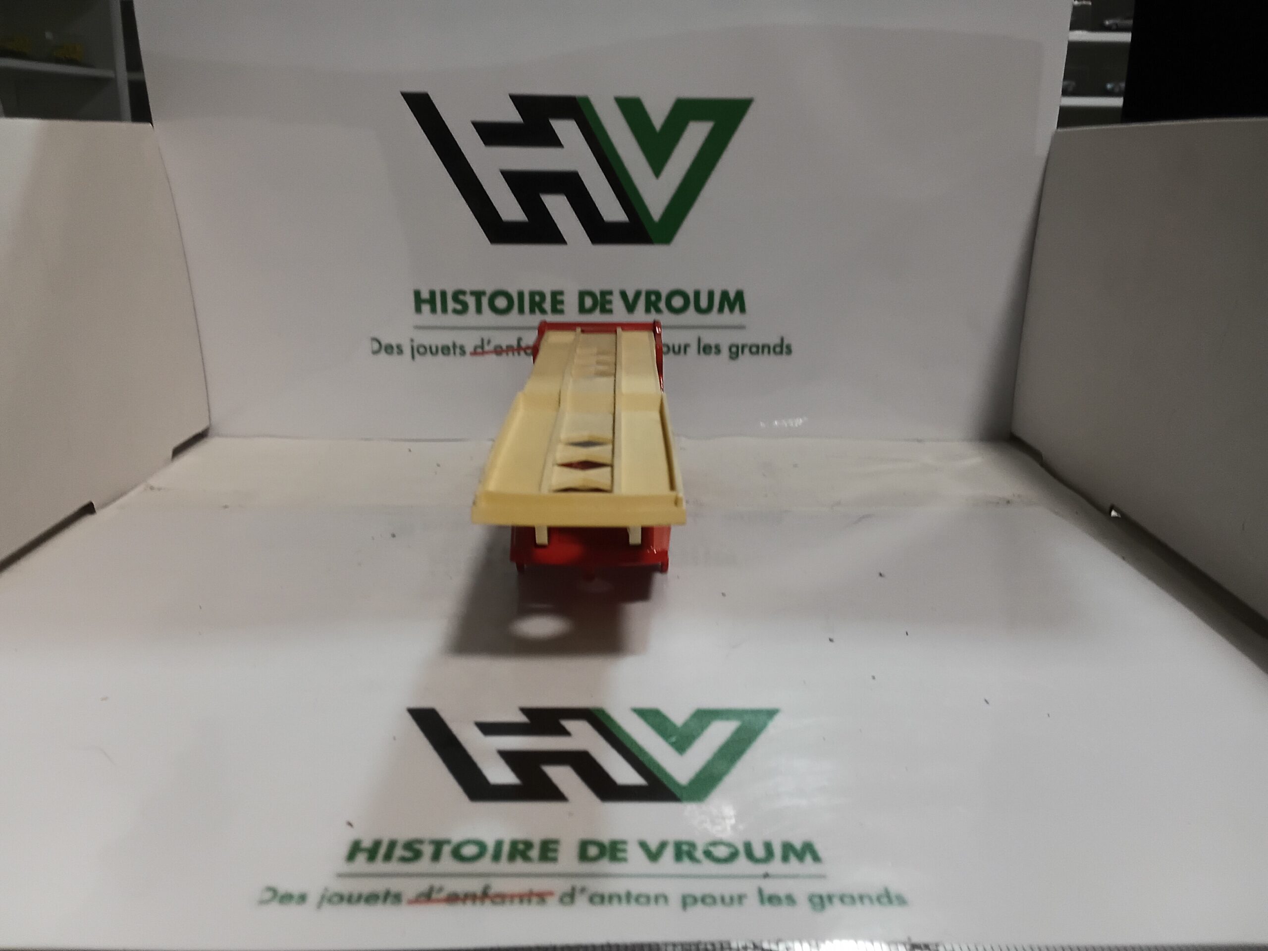 Remorque Porte-Voitures Matchbox Lesney 1982 England - Rouge & Crème – Image 5