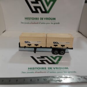 Remorque Double Conteneur Matchbox Lesney 1979 - Made in England - Vintage
