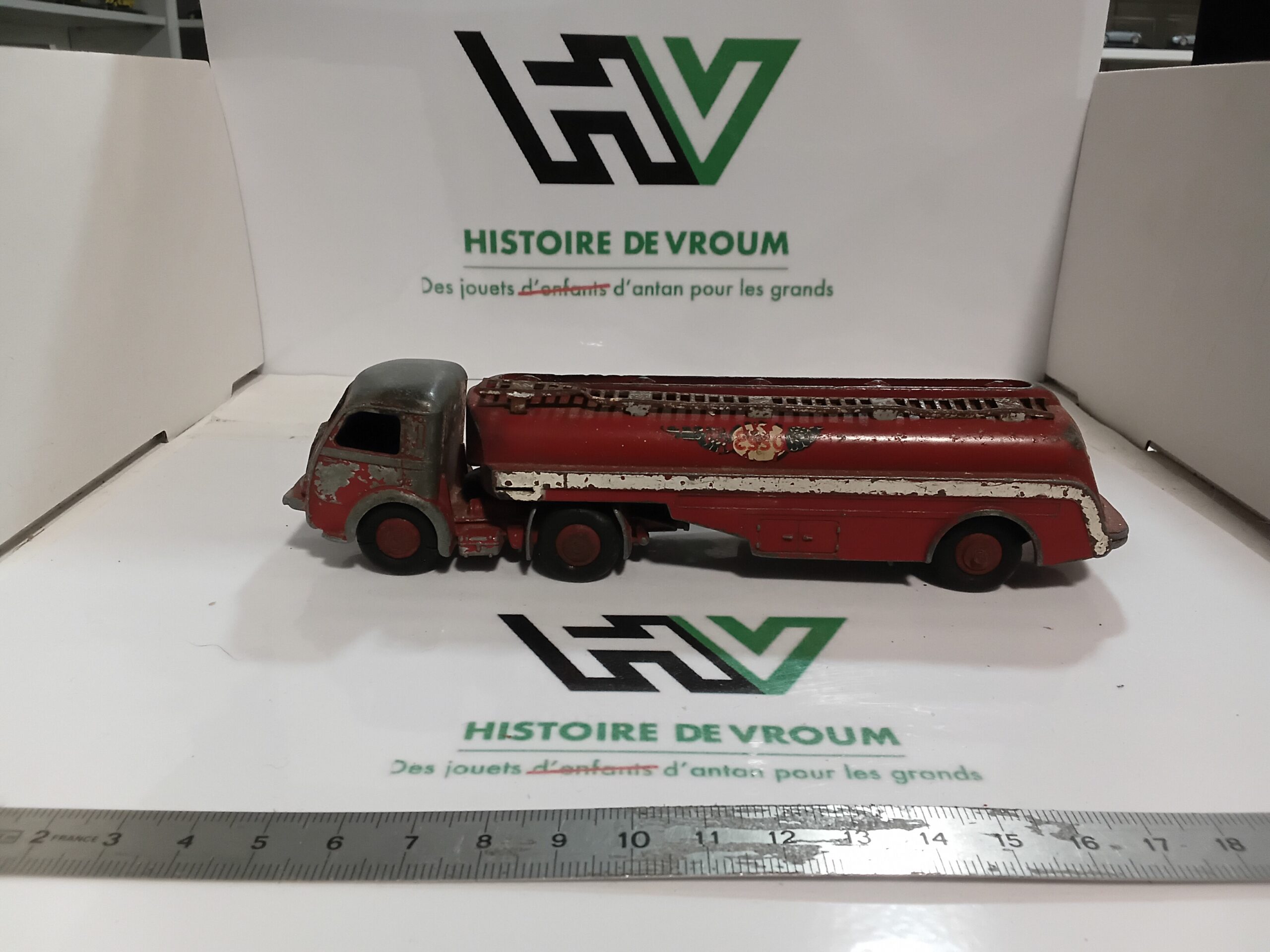 Camion Panhard Citerne Titan Pompiers Dinky Toys 32C (1954) France - Complet