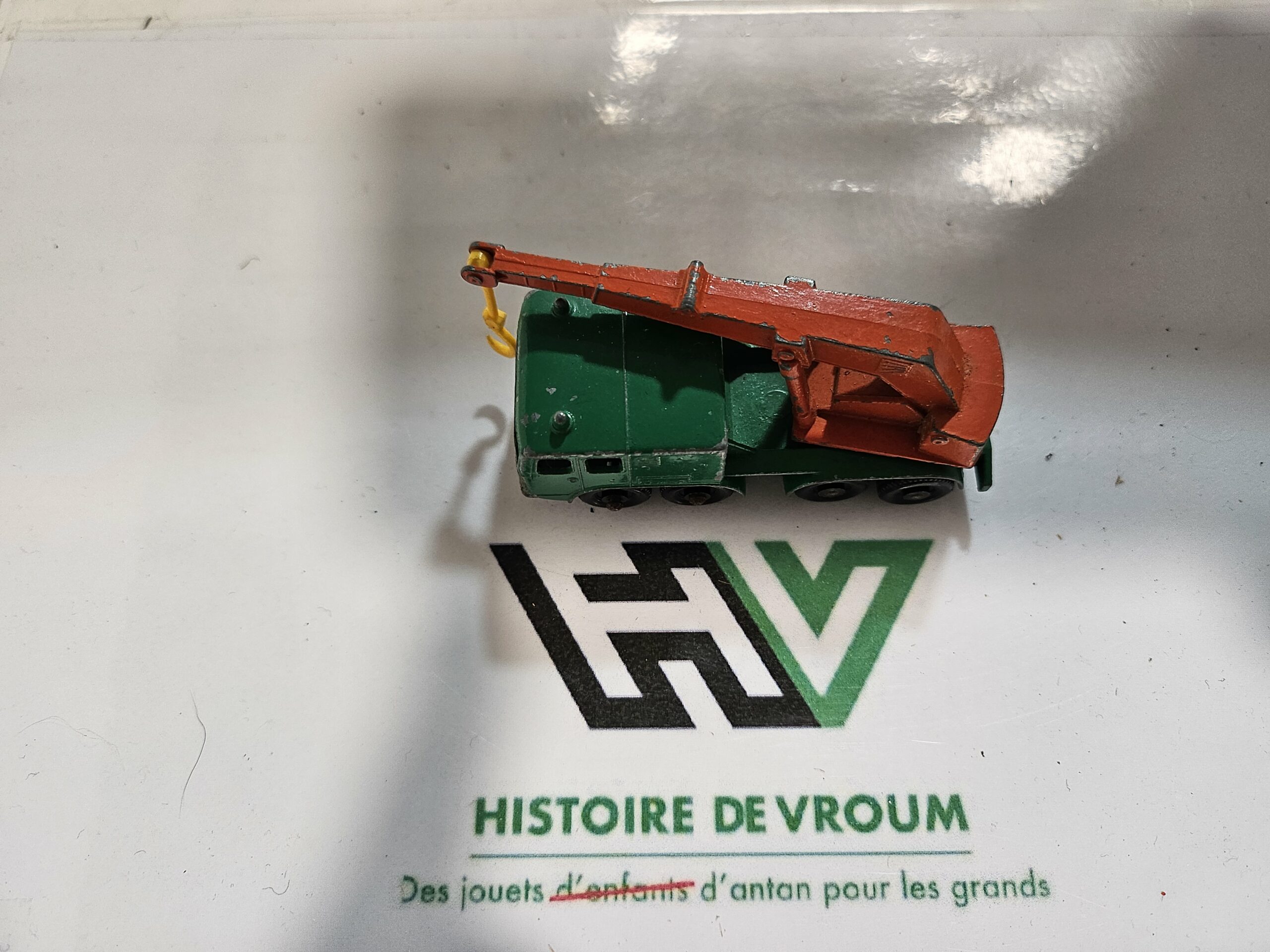 🏗️ Miniature Vintage Matchbox (Lesney Products) N°30 - 8 Wheel Crane – Image 6