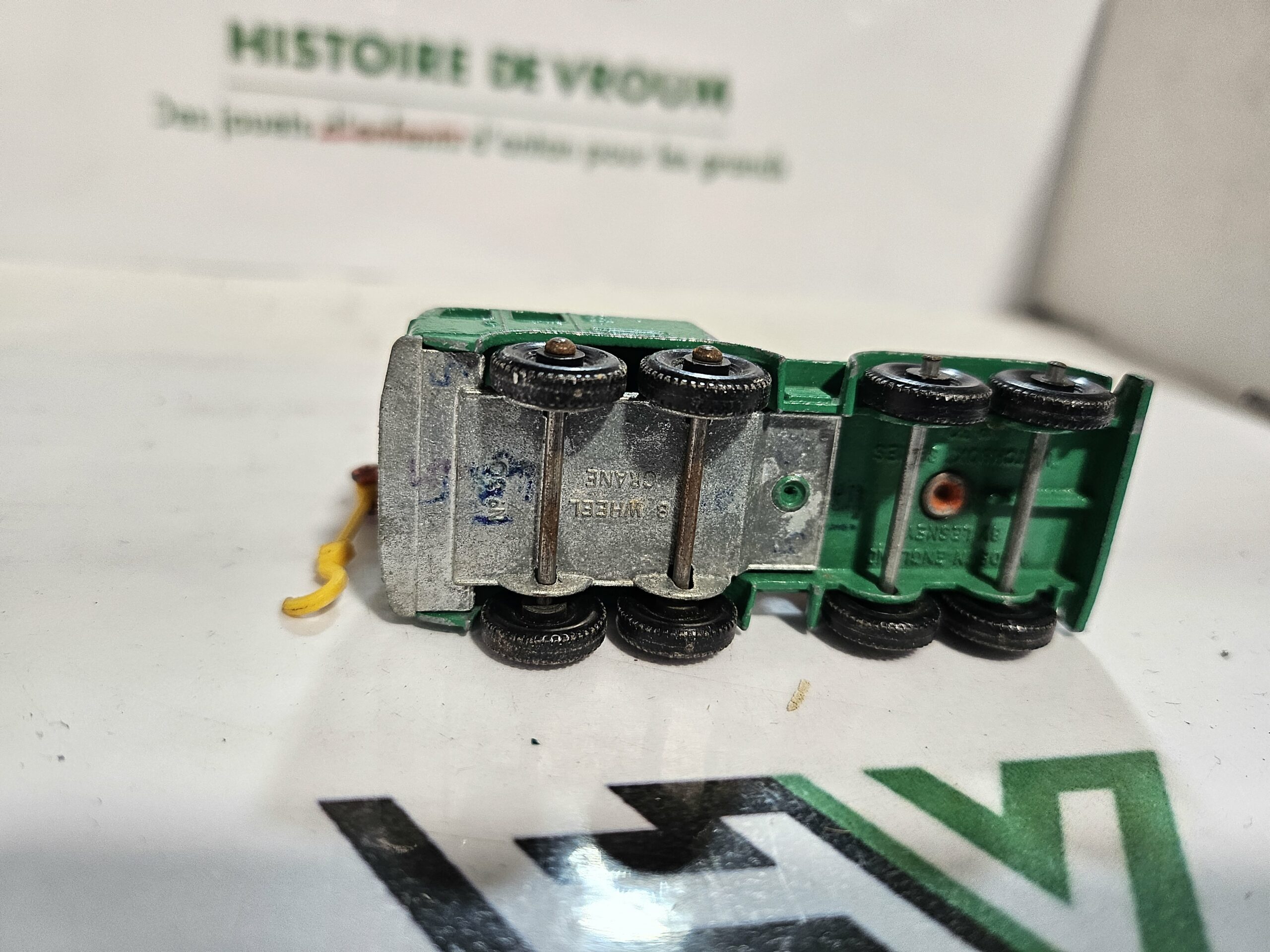 🏗️ Miniature Vintage Matchbox (Lesney Products) N°30 - 8 Wheel Crane – Image 5