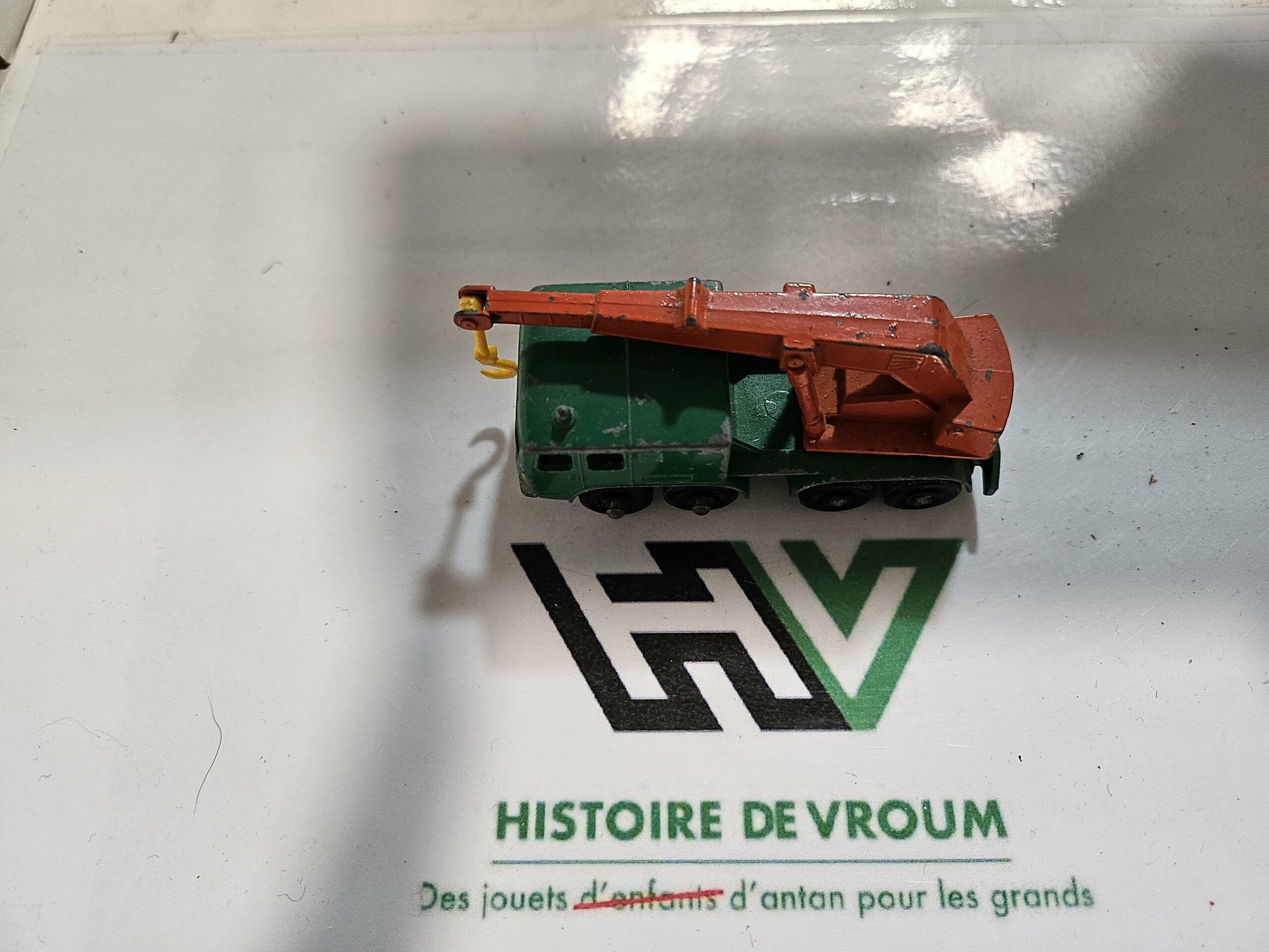 🏗️ Miniature Vintage Matchbox (Lesney Products) N°30 - 8 Wheel Crane (1) – Image 8