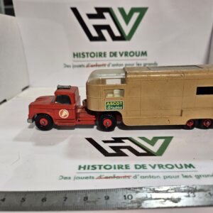 Matchbox King Size K-18 - Camion Van à Chevaux Dodge "Ascot Stables" Lesney Vintage