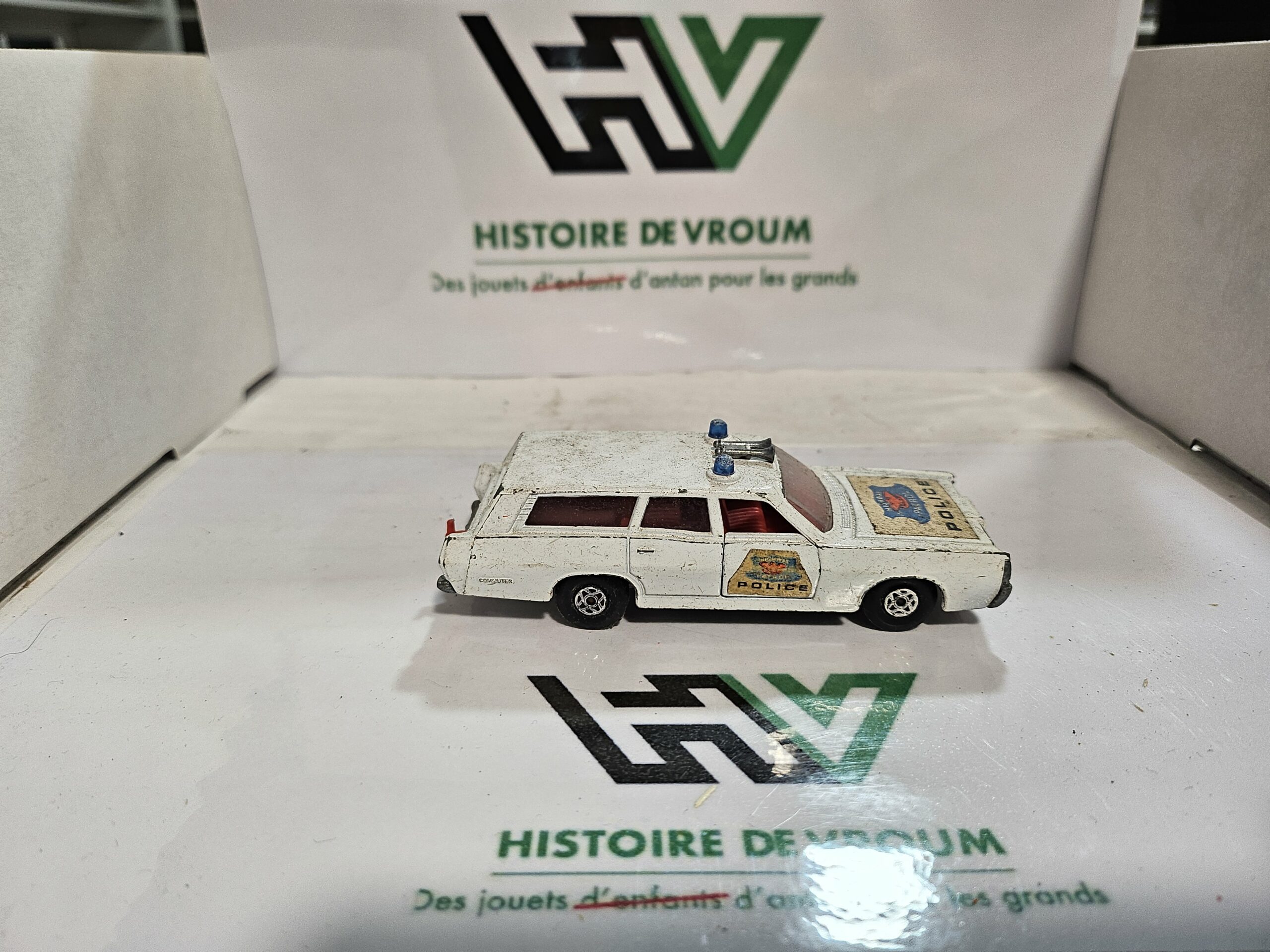 Matchbox Speed Kings - Mercury Commuter Police Highway Patrol K-23 (1970) - 1/43 – Image 5