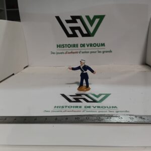 Figurine Gendarme / Agent de Circulation au Képi Blanc 1/43