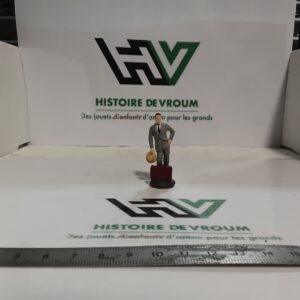 Figurine Voyageur au Chapeau de Paille & Valise 1/43