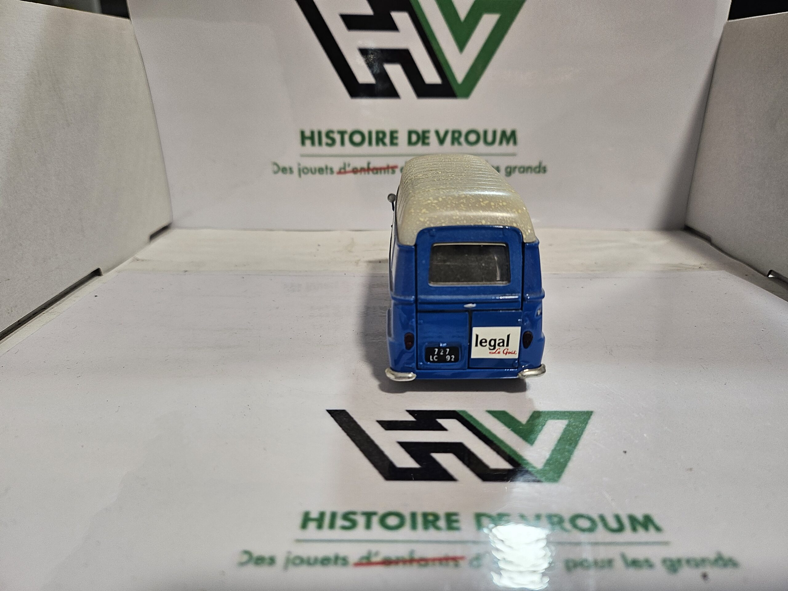Renault Estafette 1/43 Eligor - Publicitaire "Café Legal Le Goût" + Boîte Vitrine – Image 6