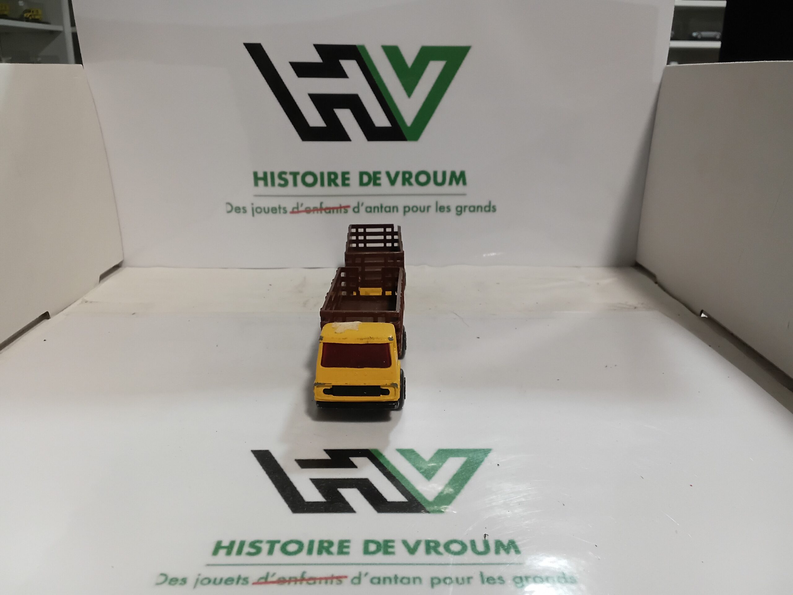 Ensemble Matchbox Superfast - Camion Cattle Truck + Remorque Bétail (1976) Lesney – Image 5