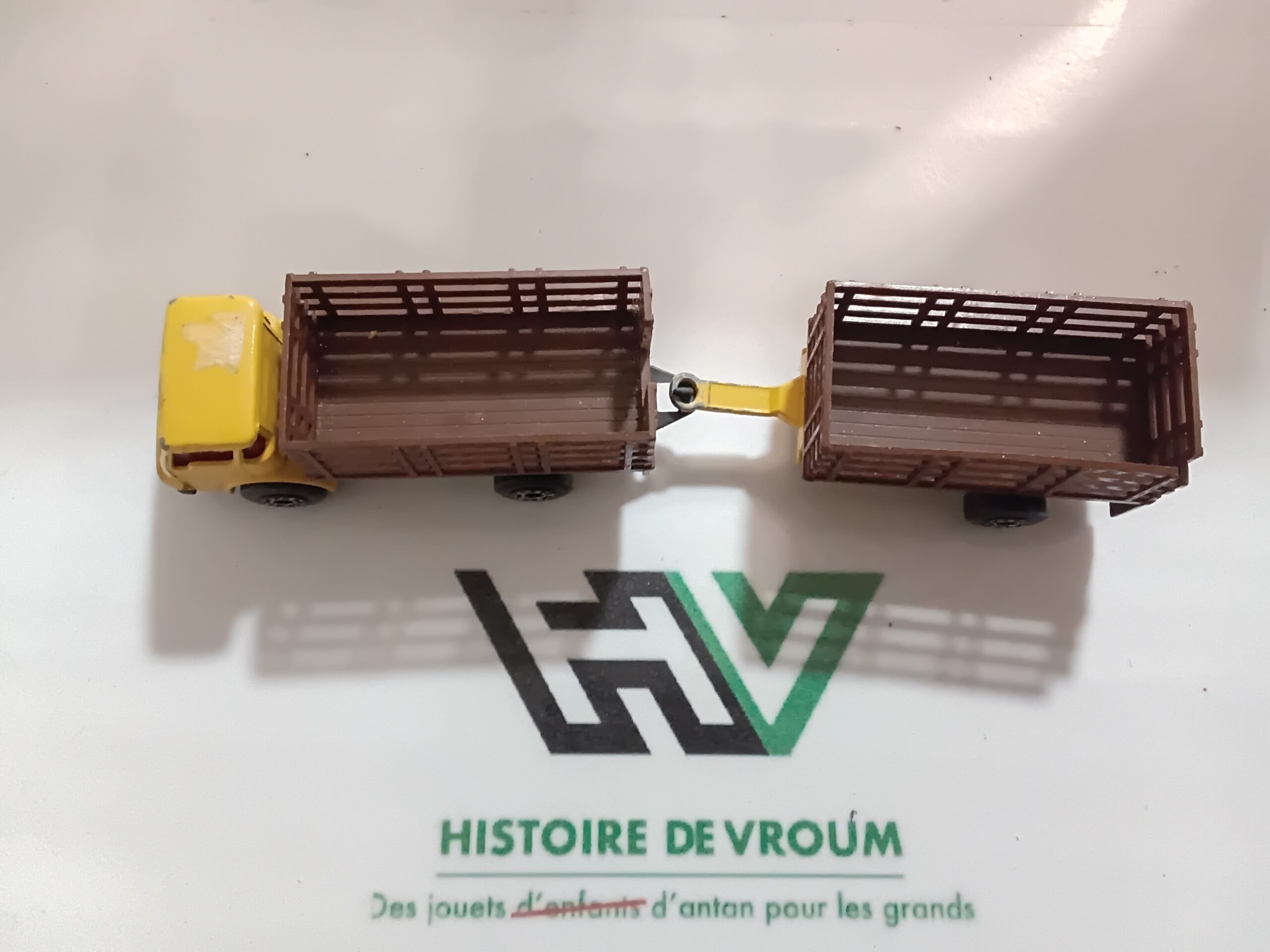 Ensemble Matchbox Superfast - Camion Cattle Truck + Remorque Bétail (1976) Lesney – Image 8